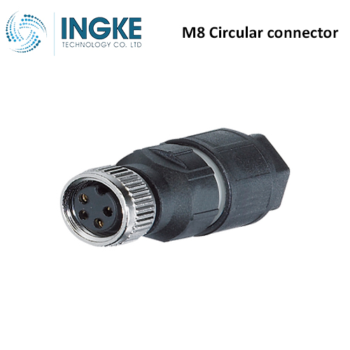 1441040 M8 Circular connector 3 Position Receptacle Female Sockets IDC A-Code