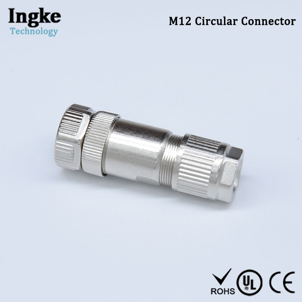 YKM12-KT08A02 Substitute MSAS-08BFFB-SL7001 M12 Circular Connector 8 Pin IP67 Female Shielded Assy