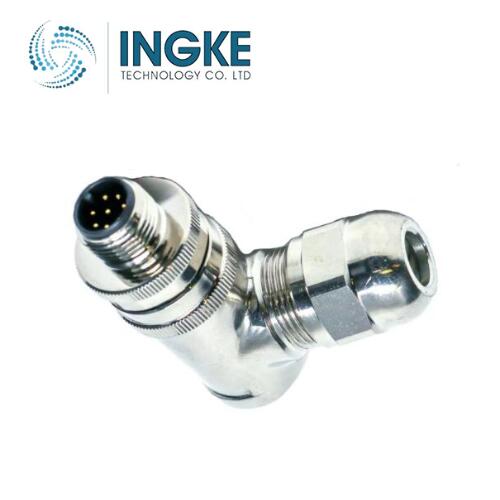 T4110401022-000  M12 Connector  TE  INGKE  2 Positions  B Orientation  IP67   Male Pins Unshielded