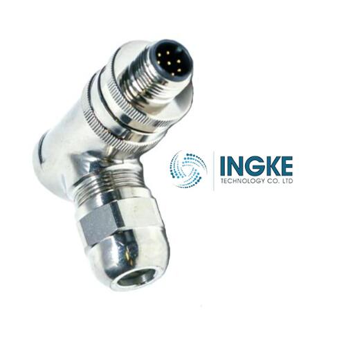 T4111002022-000  M12 Connector  TE  INGKE  2 Positions  D Orientation  IP67   Male Pins Unshielded