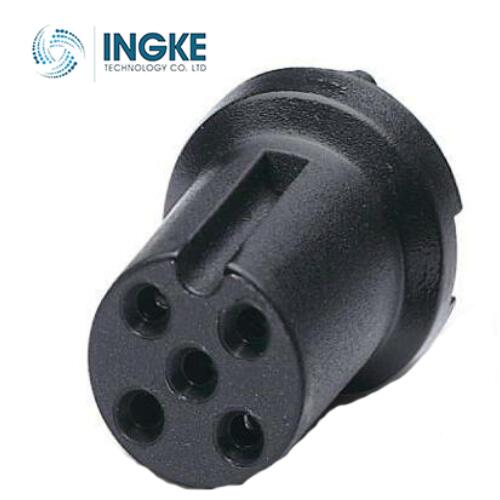 1528536  M12 Circular Connector  Phoenix  INGKE  5 Contact  A Coded  IP67   Female Socket