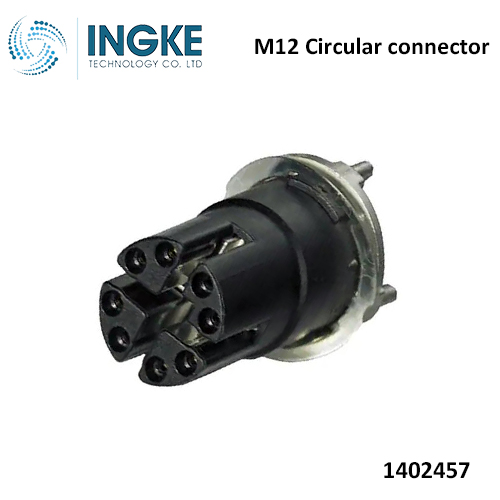 Phoenix 1402457 M12 Circular connector 8 Position Insert Female Sockets Solder X-Code IP67 INGKE