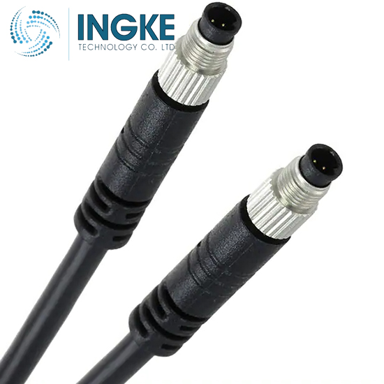 CCA-000-M02R227 M5 Black Sensor Cables / Actuator Cables Male / Male Circular Metric Connectors