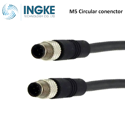 Phoenix 1402844 M5 Cable Assemblies 4P Plug Male Pins A-Code INGKE