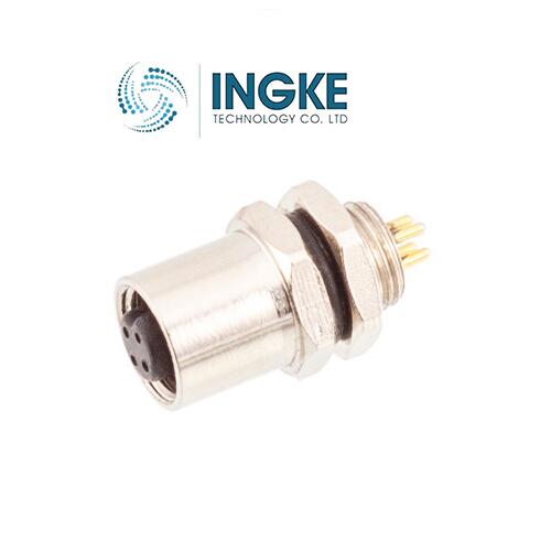 853-004-213R004  M5 Connector  NorComp   INGKE  4 Positions   Male Pins  Shielded