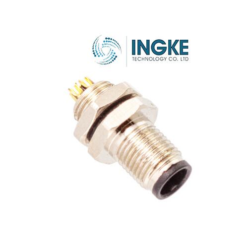 853-004-113R004  M5 Connector  NorComp   INGKE  4 Positions   Male Pins
