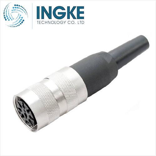 T 3505 018 M16 CONNECTOR FEMALE 8 POS KEYED SOLDER CUP