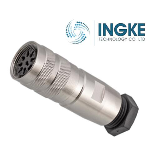 T 3201 028   Amphenol   M16 Connector  INGKE   8 Positions   IP40   Female Sockets   Solder Cup