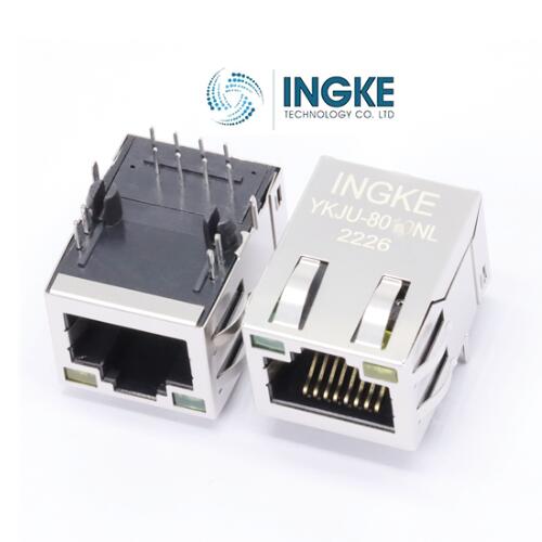 HFJT1-10GHP-L12RL    HALO   Ethernet Connectors FastJack 10G 4PPOE RJ45 W/MAG G/Y LED    INGKE   PCB Mount	