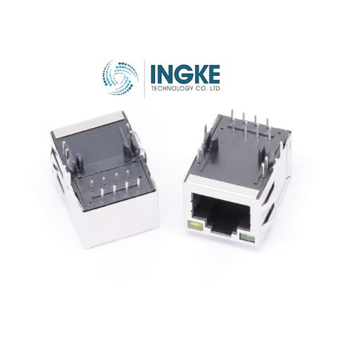 HFJT1-10GHP-L21RL    HALO   Ethernet Connectors FastJack 10G 4PPOE RJ45 W/MAG G/Y LED    INGKE   Right Angle