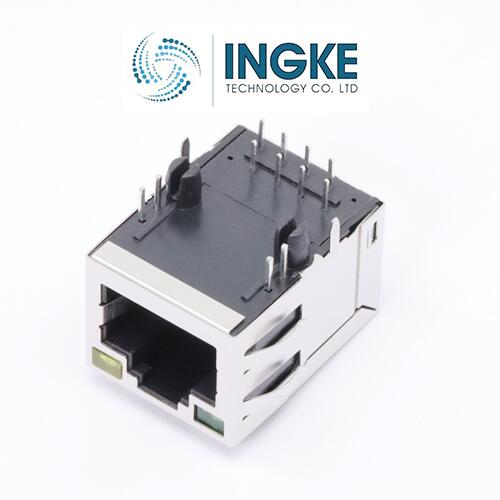 HFJT1-10GH4PE-L11RL    HALO   Ethernet Connectors FastJack 10G 4PPOE RJ45 W/MAG G/G LED    INGKE   PCB Mount	