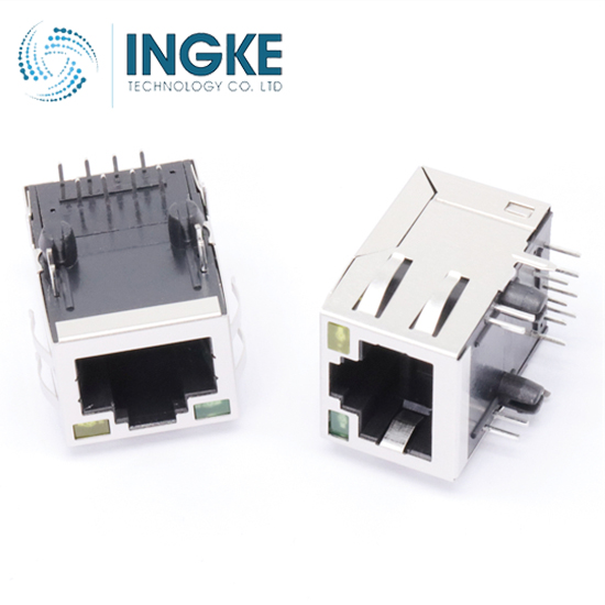 Pulse Electronics Network J1026F21C Modular Connectors / Ethernet Connectors 1X1TAB UP W/LEDS 10/100 INGKE