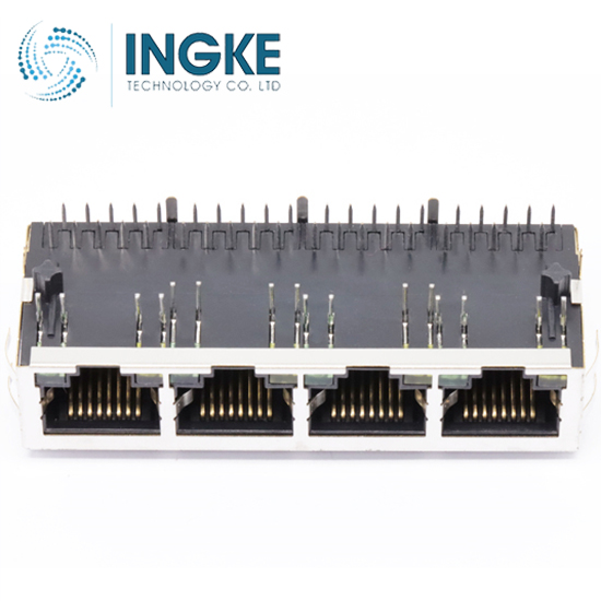 Pulse Electronics Network JG0-0032 4 Port RJ45Through Hole 10/100 Base-TX, AutoMDIX, Power over Ethernet (PoE) INGKE