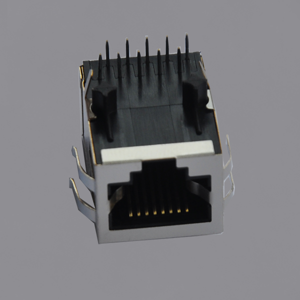 YKGD-8229NL 1000 Base-T Tab Down RJ45 Magjack Connector