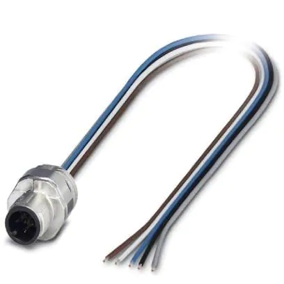 1446362 M12 Circular Metric Connector,A-Code,5Pin,IP67 Waterproof Cable Assembly SACC-EC-MS-5CON-M16