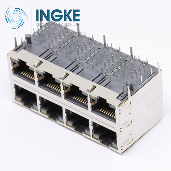 Pulse Electronics Network J20-0017 8 Port RJ45Through Hole 10/100 Base-TX, AutoMDIX, Power over Ethernet (PoE) INGKE