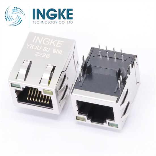 Pulse Electronics Network JK0-0026 1 Port RJ45Through Hole 10/100 Base-TX, AutoMDIX, Power over Ethernet (PoE) INGKE