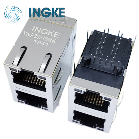 Pulse Electronics Network JC0-0063NL 2 Port RJ45Through Hole 10/100/1000 Base-T, AutoMDIX INGKE