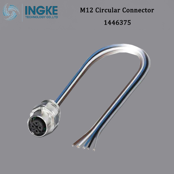1446375 M12 Circular Connector,Front Mounting,A-Code,5Pin,IP67 Waterproof,SACC-EC-FS-5CON