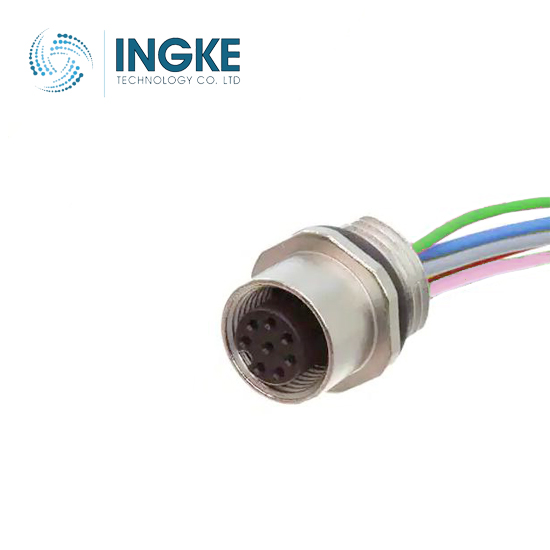 YKP12-E208ASFM-200 cross TE Connectivity 5-2271137-2 M12 Connector Cable 8PIN A Code
