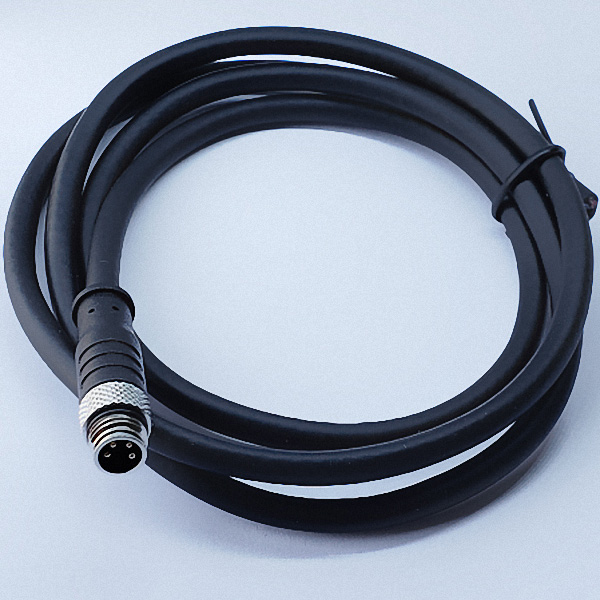 YKS12-P104ASN-L M12 Circular Connector Overmolded Cable Assembly Male Sensor 4Pin with Shielded
