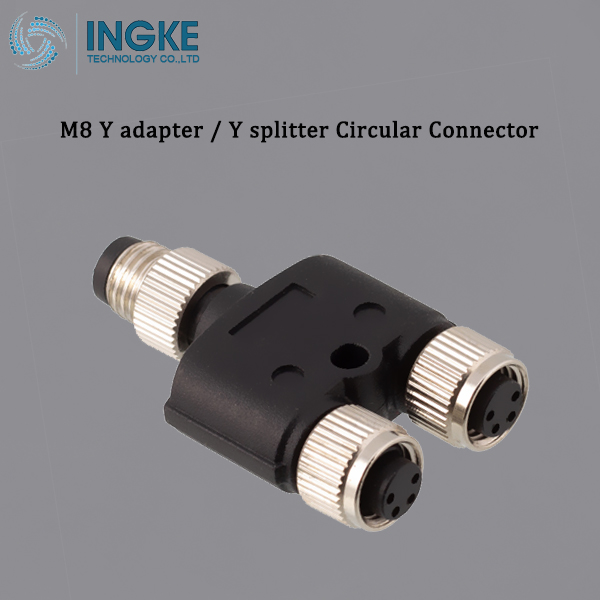 M8 Y adapter / Y splitter Circular Connector