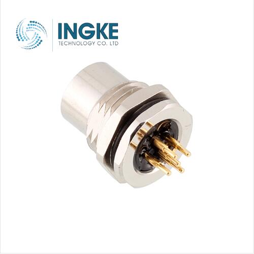 INGKE YKM12-PN203A-701 Substitute Amphenol LTW M12A-03PFFP-SF8001 M12 Circular Connector Receptacle 3 Position Female Sockets Solder A Code