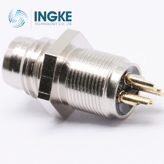 YKB12-M103ASFM cross TE Connectivity 1838893-1 M12 3 Position Circular Connector Plug Male Solder Cup