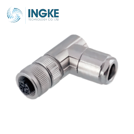 YKS12-M204DFRH cross Phoenix Contact 1424685 M12 Circular Connector 4 Position Female Sockets Spring-Cage