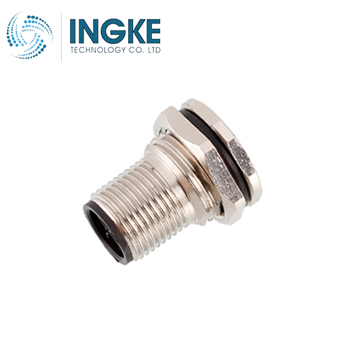1838418-1 M12 Circular connector Plug Male Pins 3 Position Waterproof Panel Mount IP67