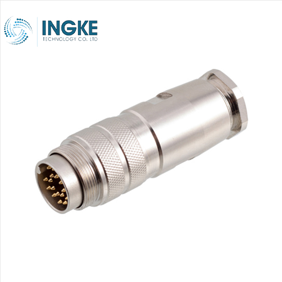 C091 11H006 000 4  Amphenol Tuchel Industrial 6 Position Circular Connector Plug Housing Free Hanging (In-Line) Backshell, Cable Clamp, Coupling Nut