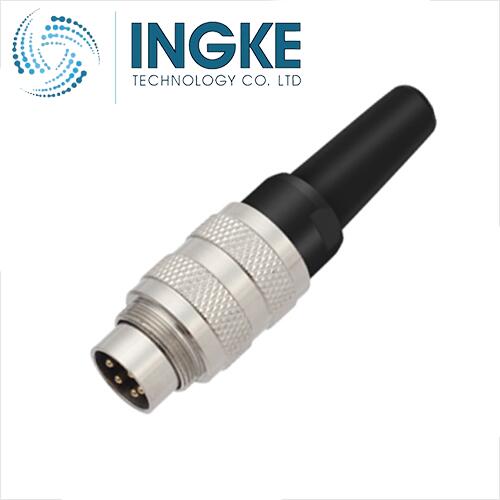Amphenol T 3300 018 4 Position Circular Connector Plug Male Pins Solder Cup INGKE