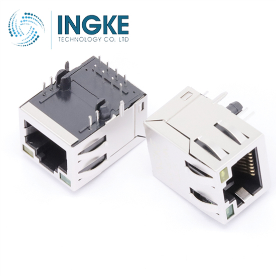 HALO Electronics HFJ11-1G41E-L11RL Modular Connectors / Ethernet Connectors GIGABIT 1x1 Tab UP RJ45 w/MAG G/G LED INGKE