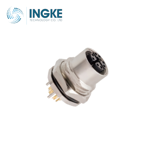 1552285 M12-5 Position Circular Connector Receptacle Female Sockets Solder