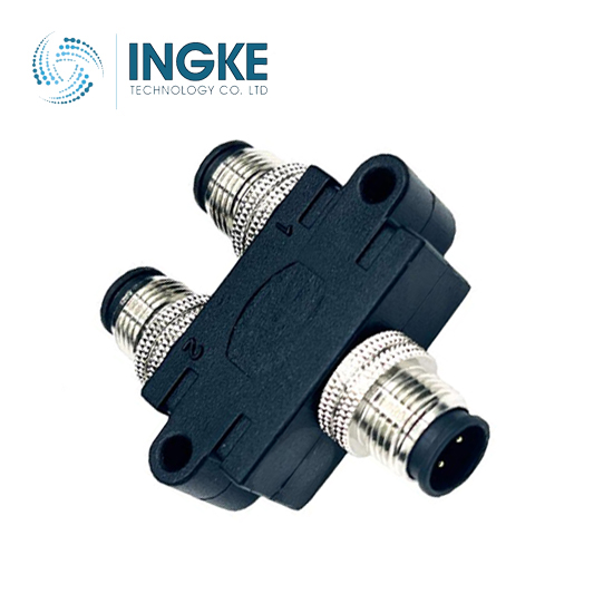 Y58-A08-MFFR001 M12 Circular Connector Distributor Y-Shaped Male to Female Sockets Free Hanging