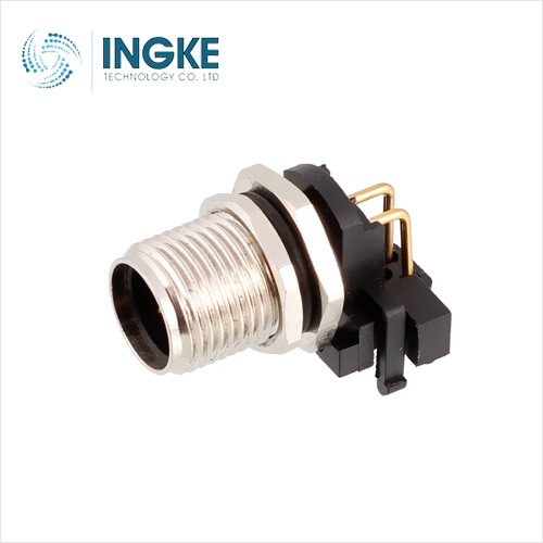 1439913 M12-4 Position Circular Connector Plug Male IP67 Waterproof Solder