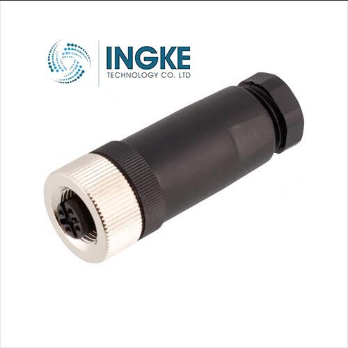 43-00419  M12 Connector  4 Contact  IP67  Female Socket  Shielded  A Coded	