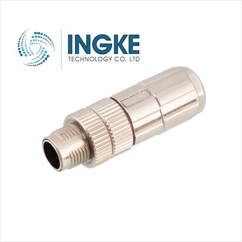 43-00420  M12 Circular Connector  4 Contact  A Coded   IP67  Shielded	