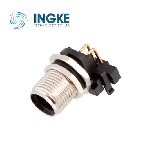 YKM12-PTB3103A Substitute MSAS-03PMMR-SF7003 M12 Connector 3 Position Circular Connector Receptacle Male Pins Solder A-Code Panel Mount