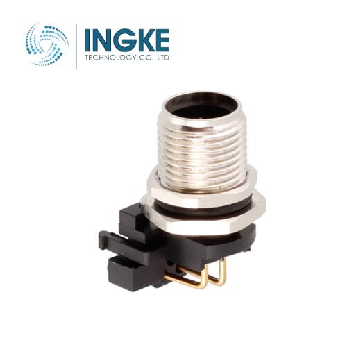 YKM12-PTB3104A Substitute MSAS-04PMMR-SF7003 M12 Connector 4 Position Circular Connector Receptacle Male Pins Solder A Code Panel Mount
