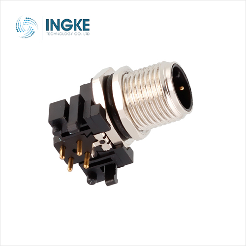 1440054 5 Position Circular Connector Plug Male Pins Solder