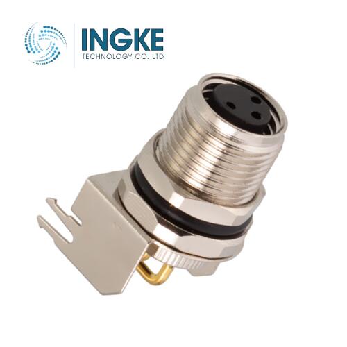 YKM8H303FV Substitute M8S-03PFFR-SF8001 M8 Circular Connector 3 Position Receptacle Female Sockets Solder
