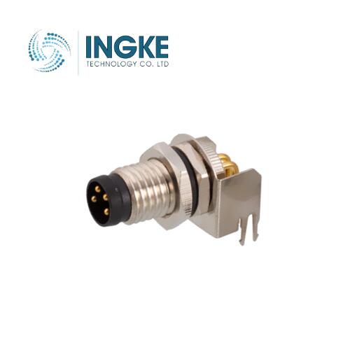 YKM8H306AM Substitute 1424244 M8 Circular Connector 6 Position Plug Male Pins Solder Panel Mount