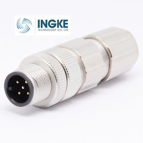 1-2823445-4​  M12 Circular Connector  4 Positions   Male Pins  IP67   D Orientation  Shielded		