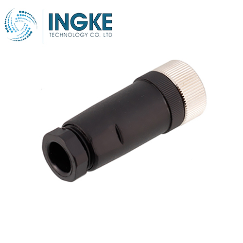 T4110001081-000 M12 Circular Connector Female 8 Position Female Sockets Screw A-Code IP67 Waterproof