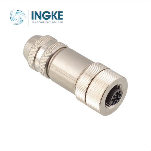 T4110012051-000 5 Position Circular Connector Plug Female Sockets Screw IP67 - Dust Tight Waterproof