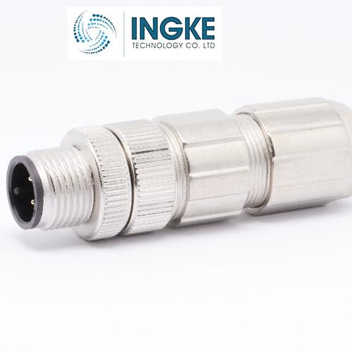 1-2823446-5​  M12 Circular Connector  4 Positions  Female Sockets  D Orientation  Shielded