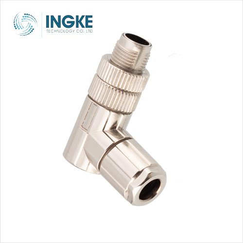 1553624 4 Position Circular Connector Plug, Male Pins IDC IP67 - Dust Tight Waterproof