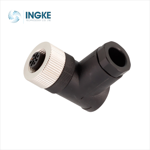 T4112011041-000 4 Position Circular Connector Plug Female IP67 - Dust Tight WaterproofSockets Screw