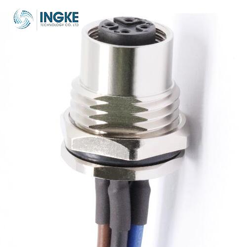 FPM12A04I06BR01  M12  4 Contact  IP67  Female Socket  Shielded